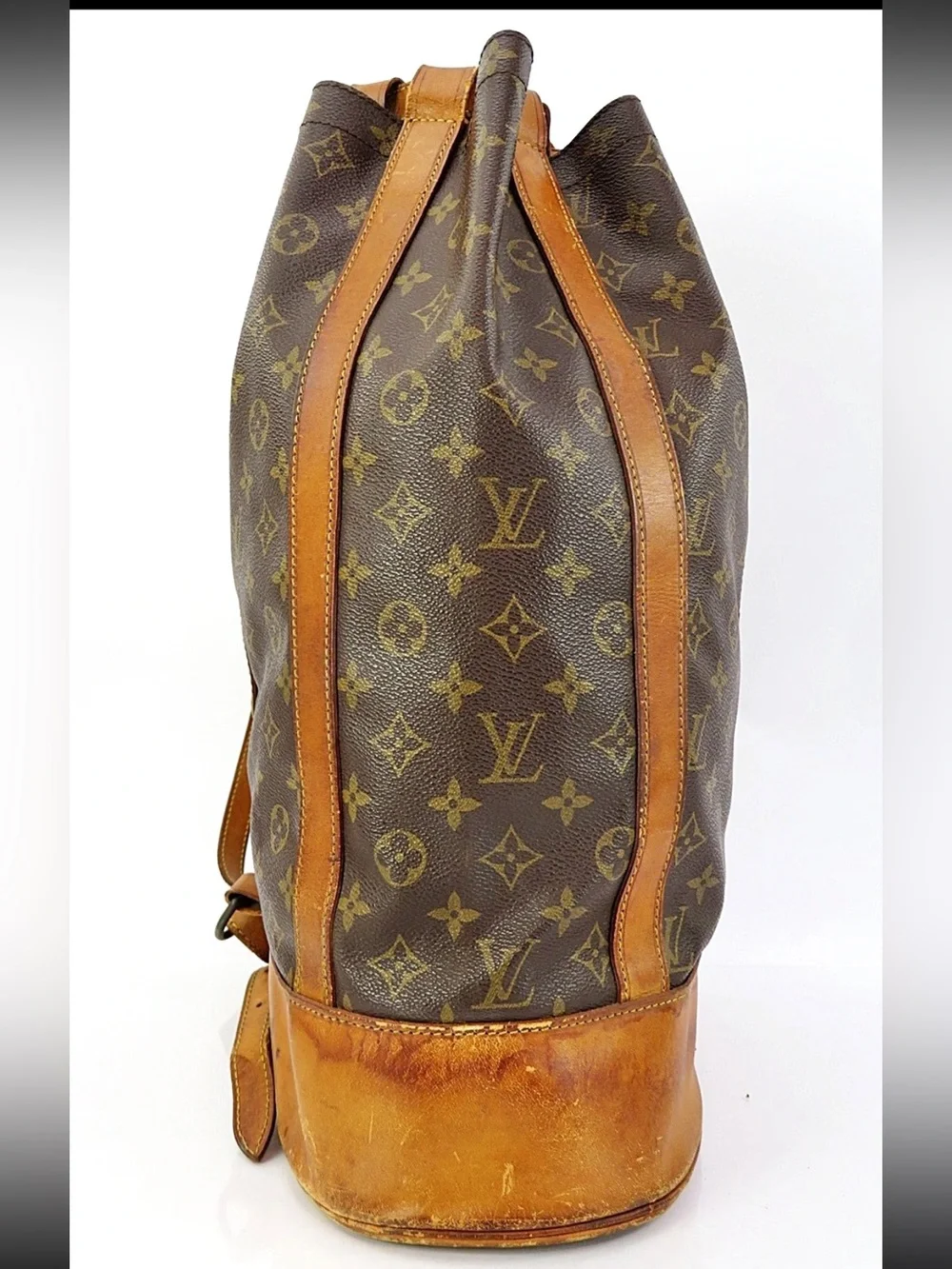 Louis Vuitton Brown Monogram Canvas Bucket Duffel Bag